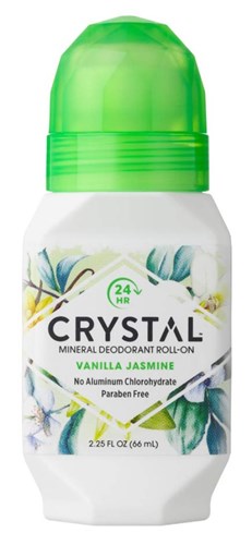 Crystal Deodorant Roll-On 2.25oz Vanilla Jasmine 24Hr (18857)<br><br><span style="color:#FF0101"><b>12 or More=Unit Price $4.49</b></span style><br>Case Pack Info: 12 Units