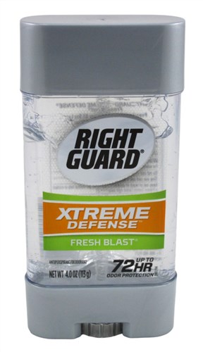 Right Guard Xtreme Defense Fresh Blast Gel 4oz 72Hr (18893)<br><br><br>Case Pack Info: 12 Units
