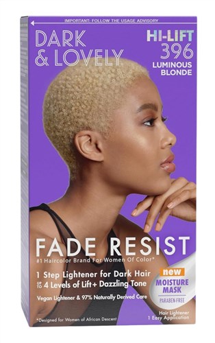 Dark & Lovely Color #396 Luminous Blonde (19071)<br><br><br>Case Pack Info: 12 Units