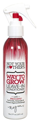 Not Your Mothers Way To Grow Conditioner Leave-In 6oz (19778)<br><br><span style="color:#FF0101"><b>12 or More=Unit Price $6.80</b></span style><br>Case Pack Info: 6 Units
