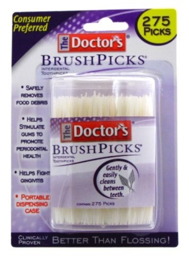 Doctors Brush Picks 275 Count (19981)<br><br><span style="color:#FF0101"><b>12 or More=Unit Price $3.14</b></span style><br>Case Pack Info: 12 Units