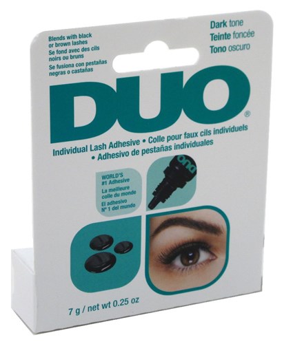 Duo Eyelash Individual Adhesive Dark Tone 0.25oz (20507)<br><br><span style="color:#FF0101"><b>12 or More=Unit Price $3.63</b></span style><br>Case Pack Info: 36 Units