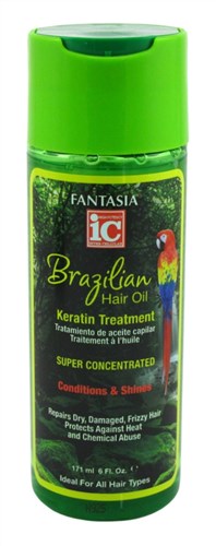 Fantasia Ic Hair Oil Brazilian Keratin Treatment 6oz (21438)<br><br><br>Case Pack Info: 12 Units