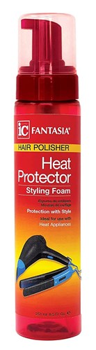 Fantasia Ic Hair Polisher Heat Protector Styling Foam 8.5oz (21554)<br><br><br>Case Pack Info: 6 Units