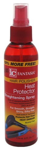 Fantasia Heat Protector Straightning Spray 6oz (21581)<br> <span style="color:#FF0101">(ON SPECIAL 6% OFF)</span style><br><span style="color:#FF0101"><b>12 or More=Special Unit Price $6.37</b></span style><br>Case Pack Info: 6 Units