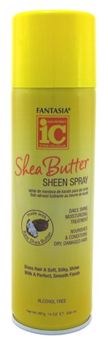 Fantasia Shea Butter Sheen Spray 14oz (21591)<br><br><br>Case Pack Info: 12 Units