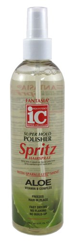 Fantasia Ic Polisher Hairspray Spritz Super Hold/Sparkle 10oz (21603)<br><br><br>Case Pack Info: 6 Units