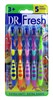 Dr. Fresh Kids Toothbrush Extra Soft 5 Count (6 Pieces) (22158)<br><br><br>Case Pack Info: 4 Units