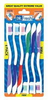 Dr. Fresh Toothbrush Firm 6 Count (6 Pieces) (22160)<br><br><br>Case Pack Info: 12 Units