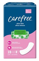 Carefree Ultra Thin Super Long 28 Count (23368)<br><br><br>Case Pack Info: 3 Units