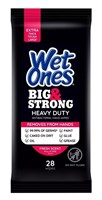 Wet Ones Anti-Bacterial Hand Wipes Big & Strong 28 Ct (6 Pieces) (23371)<br><br><br>Case Pack Info: 1 Unit