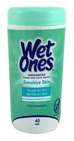Wet Ones Hand & Face Wipes Canister Sensitive Skin 40 Ct