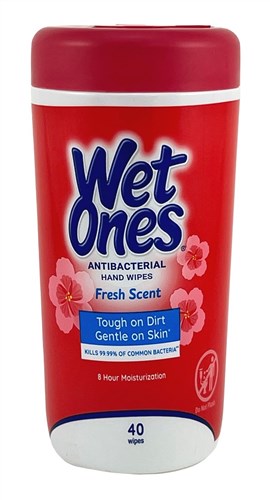 Wet Ones Hand Wipes Canister Fresh Scent 40 Count