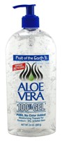 Fruit Of The Earth 100% Aloe Vera 24oz Gel Pump (23571)<br><br><span style="color:#FF0101"><b>12 or More=Unit Price $7.54</b></span style><br>Case Pack Info: 6 Units