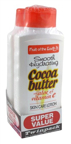 Fruit Of The Earth Bogo Lotion Cocoa Butter W/Alo&Vit-E 11oz (23662)<br><br><span style="color:#FF0101"><b>12 or More=Unit Price $3.76</b></span style><br>Case Pack Info: 6 Units