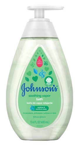 Johnsons Baby Soothing Vapor Bath 13.6oz (24139)<br><br><br>Case Pack Info: 24 Units