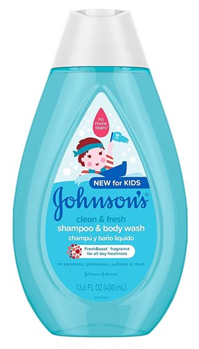 Johnsons Kids Shampoo & Body Wash 13.6oz Clean & Fresh (24152)<br><br><br>Case Pack Info: 12 Units