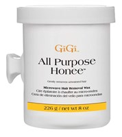 Gigi Microwave All Purpose Honee Wax Formula 8oz Jar (24375)<br><br><span style="color:#FF0101"><b>12 or More=Unit Price $6.45</b></span style><br>Case Pack Info: 24 Units