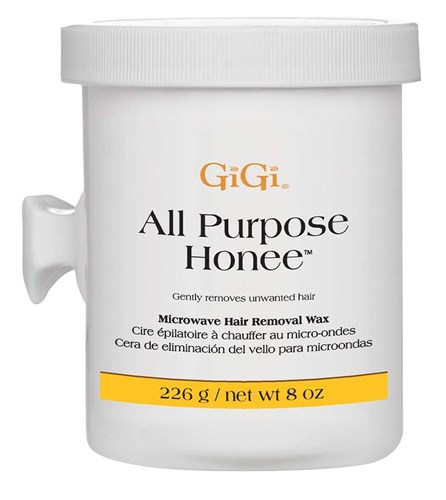 Gigi Microwave All Purpose Honee Wax Formula 8oz Jar (24375)<br><br><span style="color:#FF0101"><b>12 or More=Unit Price $5.61</b></span style><br>Case Pack Info: 24 Units