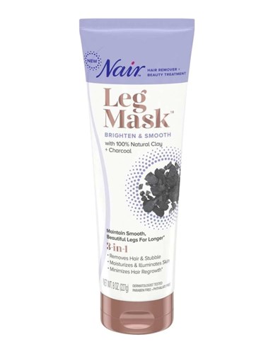 Nair Leg Mask Clay + Charcoal Brighten & Smooth 8oz (24428)<br><br><span style="color:#FF0101"><b>12 or More=Unit Price $9.03</b></span style><br>Case Pack Info: 12 Units