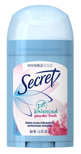 Secret Deodorant Powder Fresh Invisible Solid 1.6oz (24530)<br><br><br>Case Pack Info: 12 Units