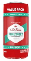 Old Spice Deodorant 3oz Pure Sport Two At Once (24589)<br> <span style="color:#FF0101">(ON SPECIAL 18% OFF)</span style><br><span style="color:#FF0101"><b>6 or More=Special Unit Price $6.37</b></span style><br>Case Pack Info: 6 Units