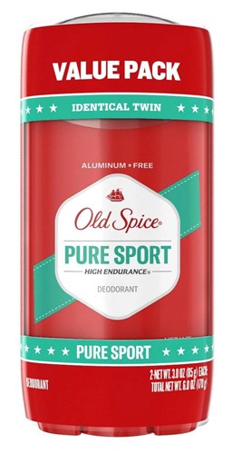 Old Spice Deodorant 3oz Pure Sport Two At Once (24589)<br><br><br>Case Pack Info: 6 Units