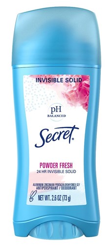 Secret Deodorant Solid 2.6oz Powder Fresh Antiperspirant (24688)<br><br><br>Case Pack Info: 12 Units