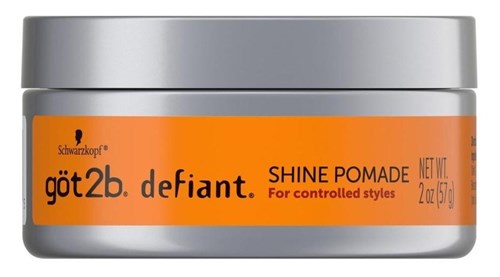 Got 2B Defiant Shine Pomade 2oz (24726)<br><br><span style="color:#FF0101"><b>6 or More=Unit Price $6.28</b></span style><br>Case Pack Info: 6 Units