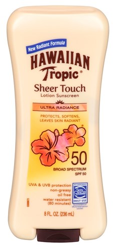Hawaiian Tropic Lotion Spf#50 Sheer Touch 8oz (25181)<br><br><span style="color:#FF0101"><b>12 or More=Unit Price $9.98</b></span style><br>Case Pack Info: 12 Units