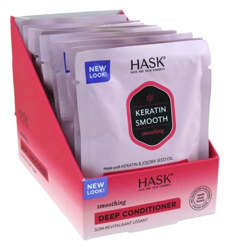 Hask Pks Keratin Smooth Deep Conditioner (12 Pieces) Display (25447)<br><br><br>Case Pack Info: 2 Units