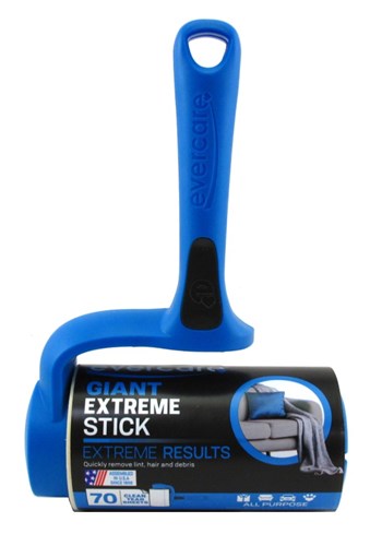 Evercare Lint Roller Extreme Giant Stick 70 Sheets (25993)<br><br><span style="color:#FF0101"><b>12 or More=Unit Price $8.09</b></span style><br>Case Pack Info: 4 Units
