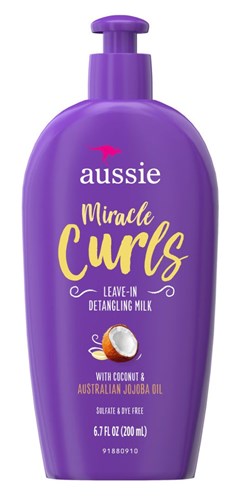 Aussie Miracle Curls Leave-In Detangler Milk 6.7oz (26027)<br><br><br>Case Pack Info: 12 Units