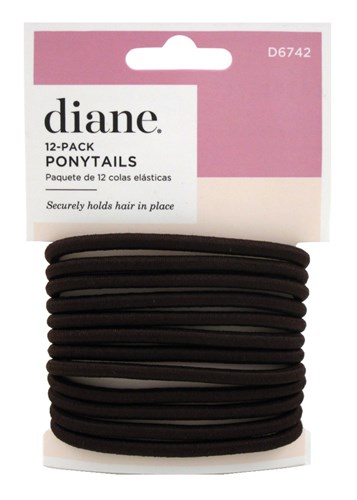 Diane Ponytails Brown 12 Count (12 Pieces) (26237)<br><br><br>Case Pack Info: 12 Units