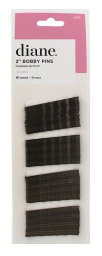 Diane Bobby Pins 2Inch Bronze 60 Count (12 Pieces) Carded (26242)<br><br><br>Case Pack Info: 1 Unit