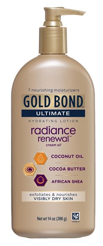 Gold Bond Ultimate Radiance Renewal Lotion 14oz Pump (26476)<br><br><span style="color:#FF0101"><b>12 or More=Unit Price $9.98</b></span style><br>Case Pack Info: 24 Units