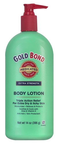 Gold Bond Body Lotion Extra Strength Medicated 14oz (26483)<br><br><span style="color:#FF0101"><b>12 or More=Unit Price $9.21</b></span style><br>Case Pack Info: 24 Units