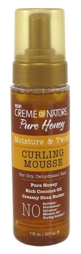 Creme Of Nature Pure Honey Curling Mousse 7oz Pump (28362)<br><br><br>Case Pack Info: 12 Units