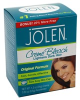 Jolen 1.2oz Creme Bleach Orig Lightens Excess Dark Hair (28815)<br><br><span style="color:#FF0101"><b>12 or More=Unit Price $5.03</b></span style><br>Case Pack Info: 144 Units