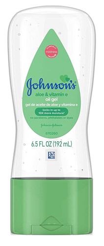 Johnsons Baby Oil Gel Aloe And Vitamin-E 6.5oz (28862)<br><br><br>Case Pack Info: 24 Units