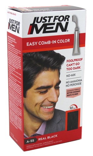 Just For Men Autostop Color #A-55 Real Black (28939)<br><br><br>Case Pack Info: 12 Units