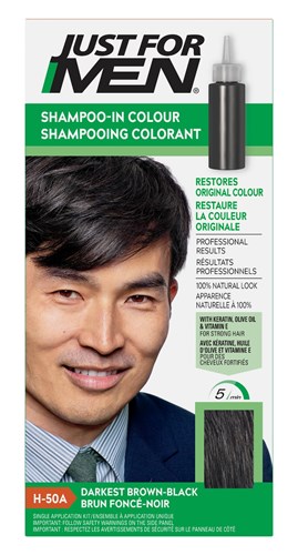 Just For Men Shampoo-In #H-50A Haircolor Darkest Brown/Black (28958)<br><br><br>Case Pack Info: 12 Units