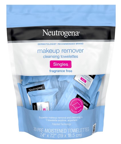 Neutrogena Make-Up Remover Toweltte Singles 20 Ct No Frag (28963)<br><br><br>Case Pack Info: 6 Units