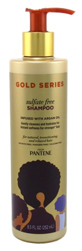 Pantene Gold Series Shampoo Sulfate Free 8.5oz (29297)<br><br><br>Case Pack Info: 4 Units