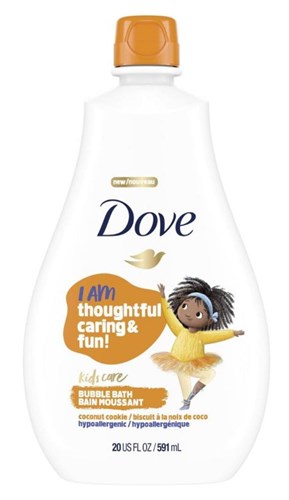 Dove Kids Bubble Bath Coconut Cookie 20oz (29311)<br><br><br>Case Pack Info: 4 Units