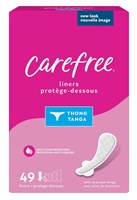 Carefree Thong Regular 49 Count Unscented Liner (29611)<br><br><br>Case Pack Info: 12 Units