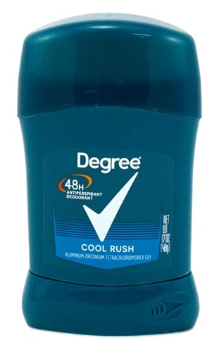 Degree Deodorant 1.7oz Mens Cool Rush (29927)<br><br><br>Case Pack Info: 12 Units