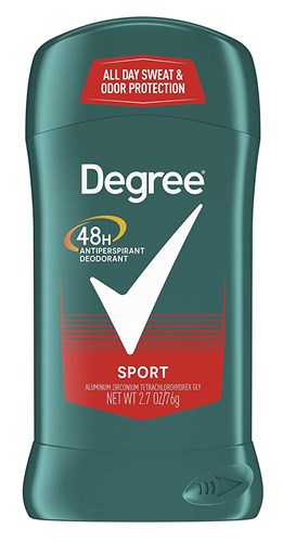 Degree Deodorant 2.7oz Mens Anti-Persprint Sport (29934)<br><br><br>Case Pack Info: 12 Units