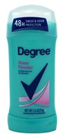 Degree Deodorant 2.6oz Womens Sheer Powder (29938)<br><br><br>Case Pack Info: 12 Units