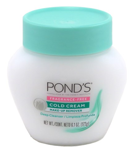 Ponds Cold Cream Make-Up Remover Fragrance-Free 6.1oz (30239)<br><br><br>Case Pack Info: 24 Units